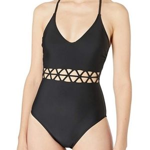 Coastal Blue Peek-A-Boo Swimsuit